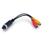 Kabel, adapter (ženski) 4PIN - 1 video RCA, 1 napajanje DC