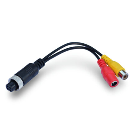 Kabel, adapter (ženski) 4PIN - 1 video RCA, 1 napajanje DC