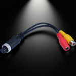 Kabel, adapter (ženski) 4PIN - 1 video RCA, 1 napajanje DC - slika 2