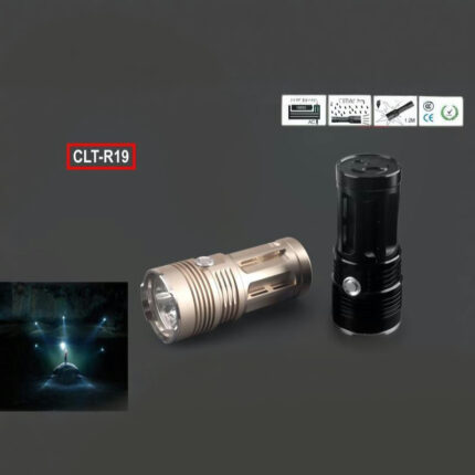 Svetilka LED 3x CREE T6 - 1200 LUM, polnilna CLT-R19