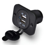 USB polnilec za vgradnjo na 12V-24V vodoodporen, DS2013 - slika 7