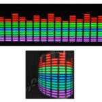 LED EQ glasbena nalepka 45/11cm, 3B-4511