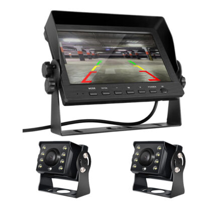 AHD monitor 2 x kamera + snemalnik,12/36V, PZ612-2AHD