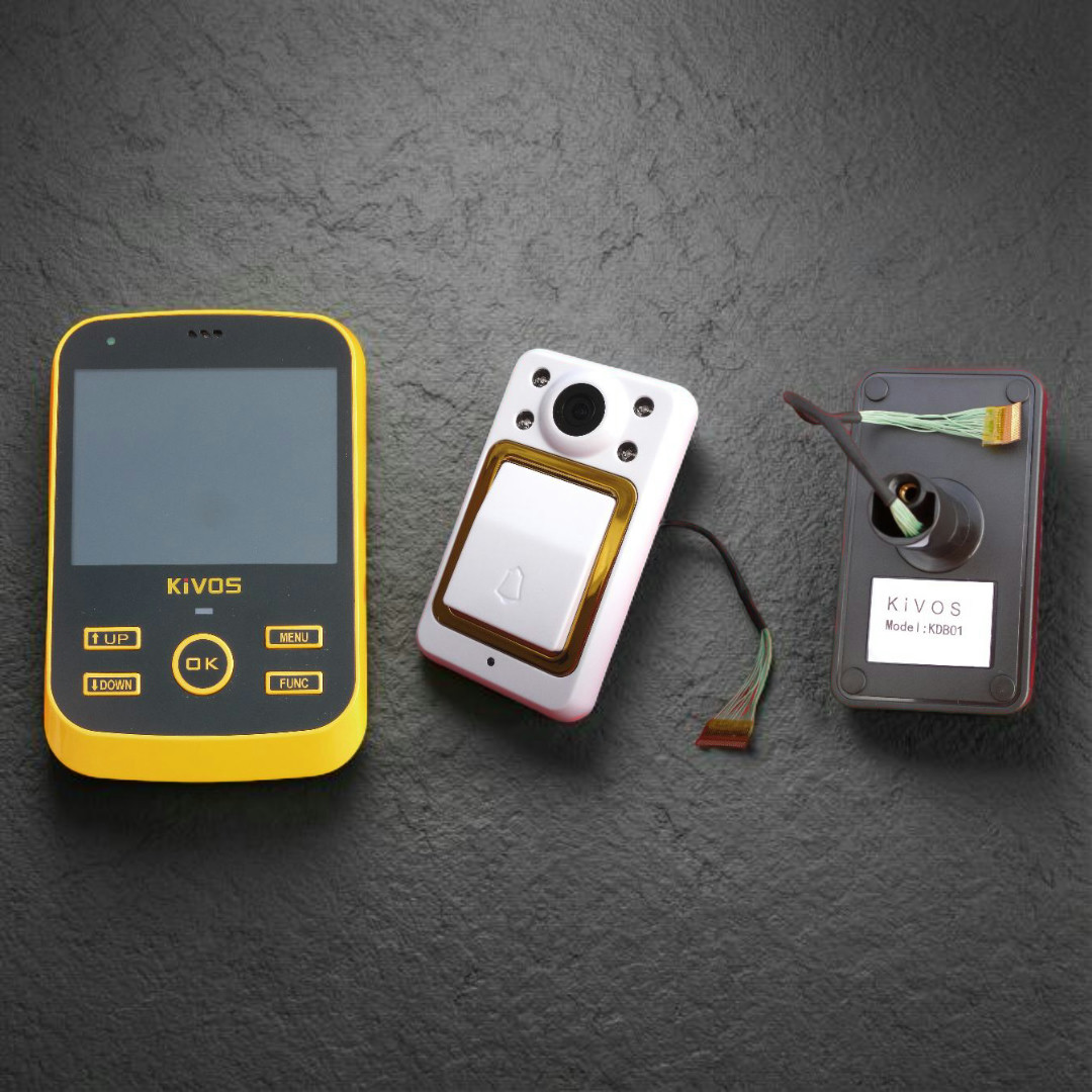 KDB01 Digitalno kukalo za vrata, LCD 3.5, IR, podaljšan kabel, KDB02 - slika 1