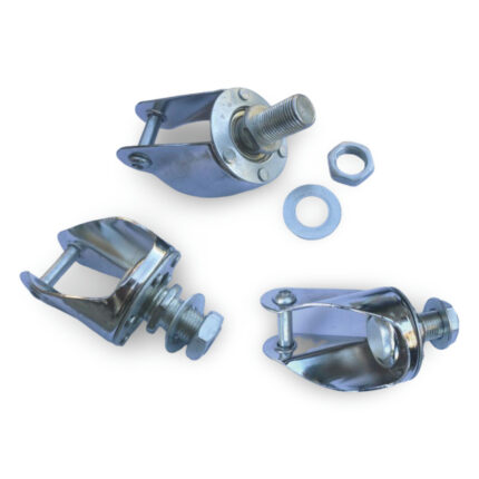 Nosilec kolesa za rolke z ležaji, kovinski