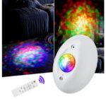 Ovalni Laser LED projektor z glasbenim odzivom in posebnimi učinki, EMS-42