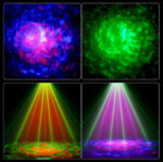 Ovalni Laser LED projektor z glasbenim odzivom in posebnimi učinki, EMS-42 - slika 2