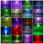 3v1 Laser LED reflektor z nosilcem in glasbenim odzivom, EMS-35 - slika 2