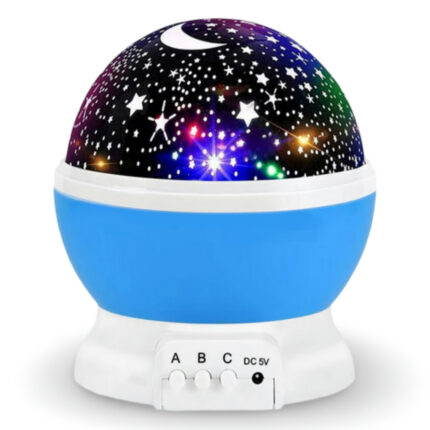 LED nočna lučka v obliki krogle z zvezdnatim nebom, EMS-50