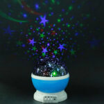 LED nočna lučka v obliki krogle z zvezdnatim nebom, EMS-50 - slika 3