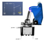 Stikalo za preklapljanje z varovalom (LED rdeča), vklop/izklop, YJ-WD006B - slika 6