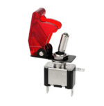Stikalo za preklapljanje z varovalom (LED rdeča), vklop/izklop, YJ-WD006B - slika 2