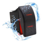 Klecno stikalo z LED 12-24V, 2 polno, vklop/izklop/vklop - slika 2