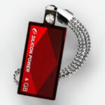Silicon Power USB 810 4GB, rdeča