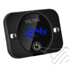 Digitalni voltmeter za vgradnjo - vodoodporen 12V DC, DS4011N - slika 2