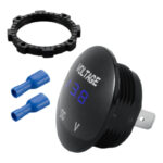 Digitalni voltmeter za vgradnjo - vodoodporen 6V-30V DC, YC-A06 M - slika 2