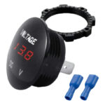 Digitalni voltmeter za vgradnjo - vodoodporen 6V-30V DC, YC-A06 R - slika 2