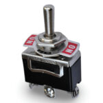 Klecno stikalo za večje obremenitve do 250V, vklop/izklop/vklop