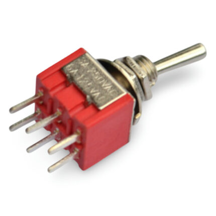 Mini klecno stikalo do 250V, vklop/izklop/vklop