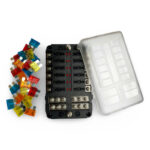 Nosilec varovalk z LED (negativni) blok do 12 varovalk, 12FBN - slika 2