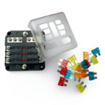 Nosilec varovalk z LED (negativni) blok do 6 varovalk, 6FBN - slika 2