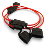 Vgradni nosilec za eno ploščato varovalko s kablom - slika 3