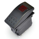 Klecno stikalo z LED 12-24V, 1 polno, vklop/izklop - slika 2